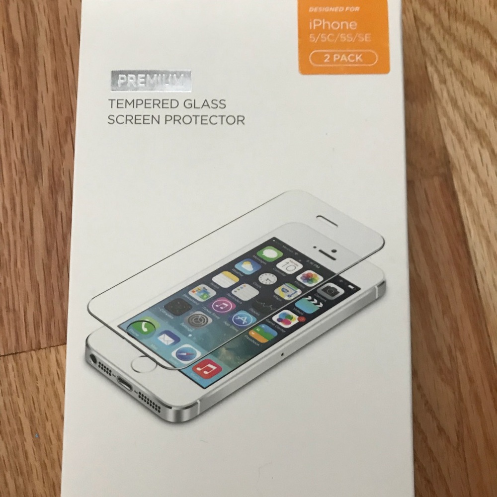 Tempered Glass iPhone Case - 5, 5C, SE